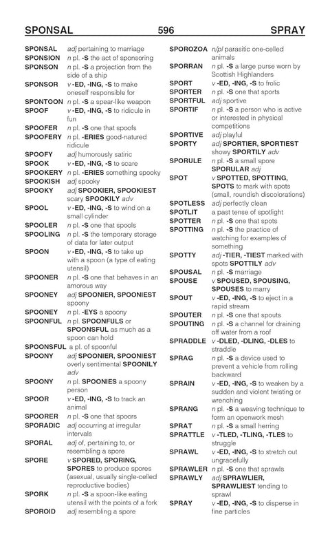 The Official SCRABBLE® Players Dictionary, Seventh Edition