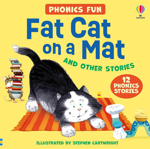 Fat Cat on a Mat and Other Stories (Usborne Phonics Fun)