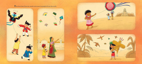 A Year of Kites: Traditions Around the World by Monisha Bajaj, Amber Ran (Illustrator)