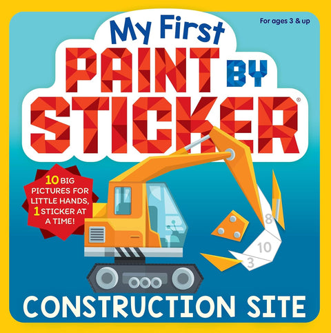 PRE-ORDER *** 2/24/26 RELEASE*** My First Paint by Sticker: Construction Site