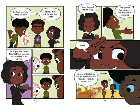 *PRE-ORDER (3/17 RELEASE)* Milkshake The Disappearing Milk Snake: A Graphic Novel by Akeem S. Roberts