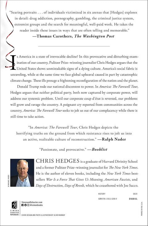 America: The Farewell Tour by Chris Hedges