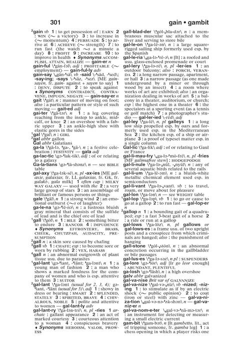 The Merriam-Webster Dictionary, New Edition