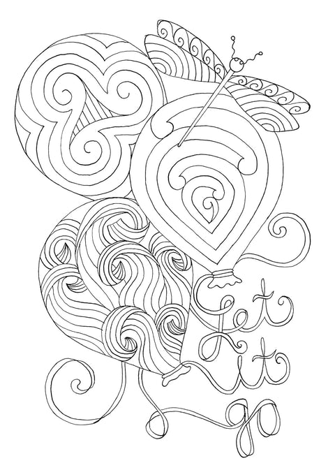 Bliss Inspirations Coloring Book: Your Passport to Calm by Adrienne Noel