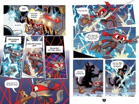Cat Ninja: Dog Days by Matthew Cody, Chad Thomas (Illustrator) (Cat Ninja, 7)