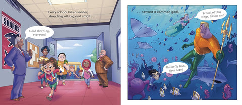 School is Full of Superheroes by Michael Dahl, Omar Lozano (Illustrator)