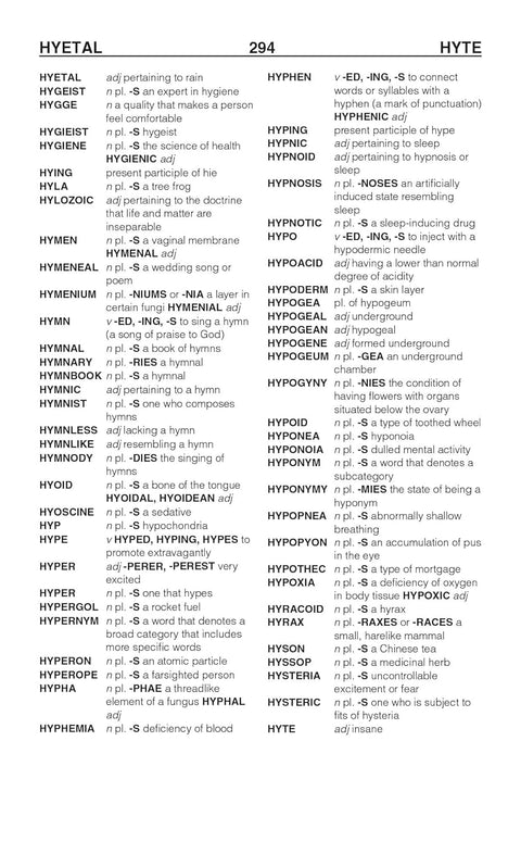 The Official SCRABBLE® Players Dictionary, Seventh Edition