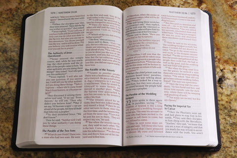 NIV, ReadEasy Bible, Large Print, Leathersoft, Black, Red Letter