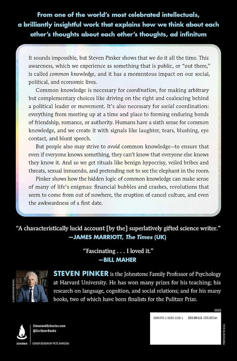 *PRE-ORDER (9/1/26 RELEASE)* When Everyone Knows That Everyone Knows...: Common Knowledge and the Mysteries of Money, Power, and Everyday Life by Steven Pinker