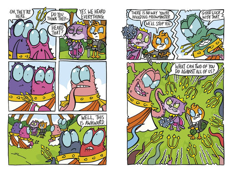 Kitty Quest: Tentacle Trouble: A Graphic Novel by Phil Corbett