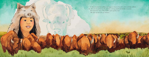 The Gift of the Great Buffalo by Carole Lindstrom, Aly McKnight (Illustrator)