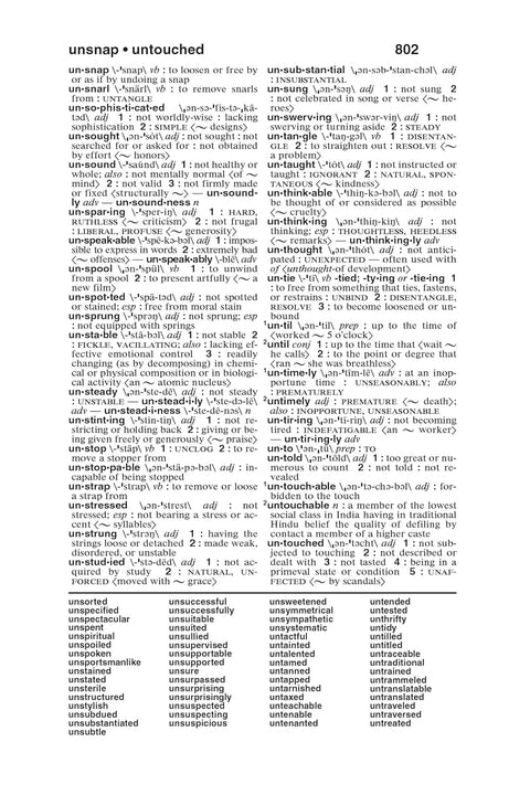 The Merriam-Webster Dictionary, New Edition