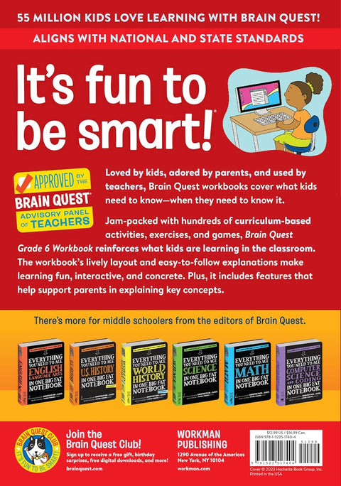Brain Quest Workbook: 6th Grade Revised Edition