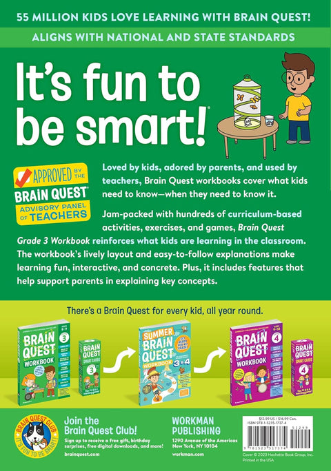 Brain Quest Workbook: 3rd Grade Revised Edition