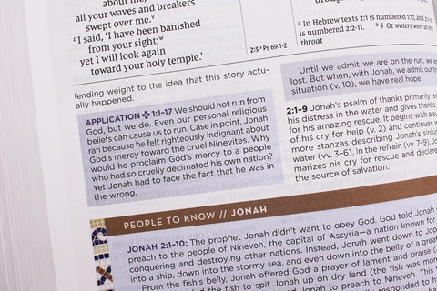 NIV Application Bible, Hardcover, Multi-Cream, Red Letter, Comfort Print