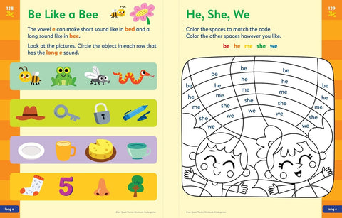 Brain Quest Phonics Workbook: Kindergarten