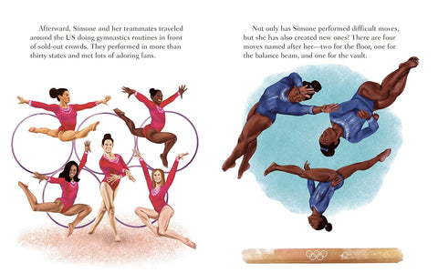 Simone Biles: A Little Golden Book Biography by JaNay Brown-Wood, Kim Holt (Illustrator)