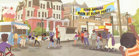 *** PRE-ORDER,1/27/26 RELEASE ***  Main Street: A Community Story About Redlining by Britt Hawthorne, Tiffany Jewell, David Wilkerson (Illustrator)