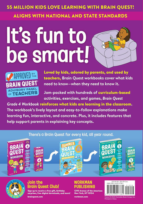 Brain Quest Workbook: 4th Grade Revised Edition