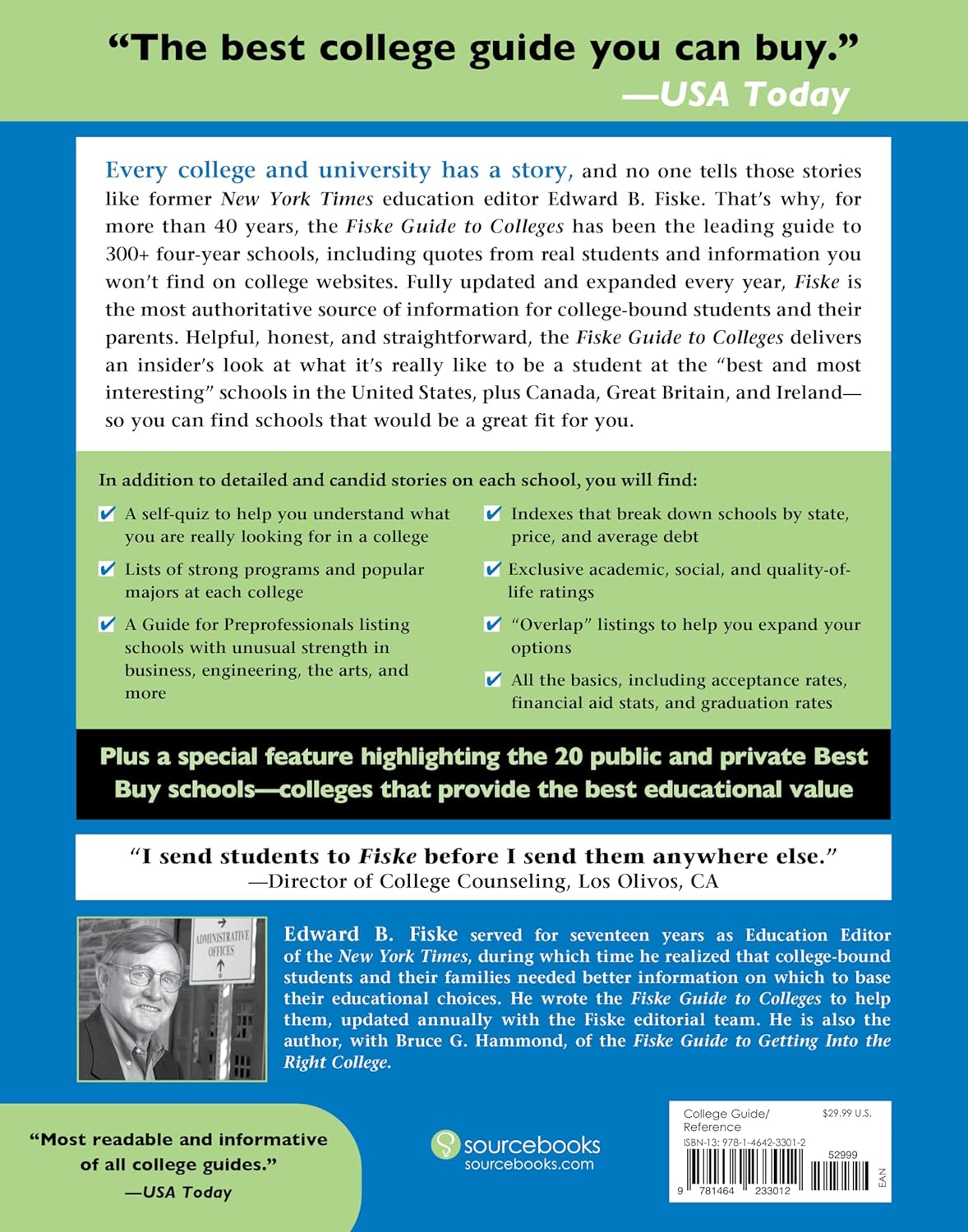 Fiske Guide to Colleges 2026 by Edward B. Fiske – Frugal Bookstore