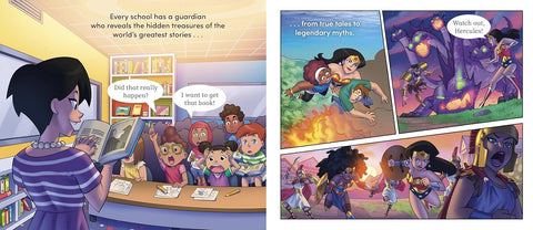 School is Full of Superheroes by Michael Dahl, Omar Lozano (Illustrator)