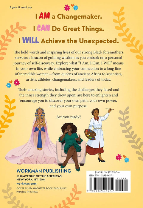 I Am, I Can, I Will: A Guided Journal of Self-Discovery for Black Girls by Cynthia Jacobs Carter, Steffi Walthall (Illustrator)