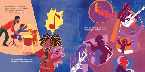 Band in Our Basement: A Picture Book by Kelly J. Baptist (Author), Jenin Mohammed (Illustrator)