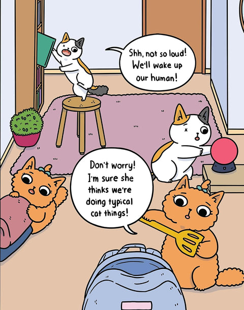 Cat & Cat Adventures #3: Journey into Unibear City: A Graphic Novel by Susie Yi