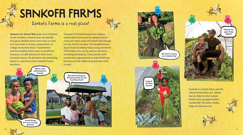 Akeem Keeps Bees!: A Close-Up Look at the Honey Makers and Pollinators of Sankofa Farms by Kamal Eugene William Bell (Author), Darnell Johnson (Illustrator)