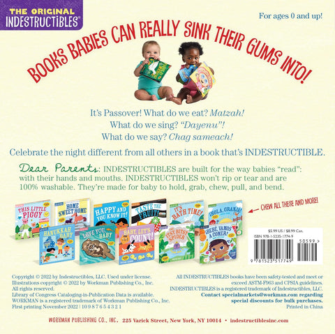 Indestructibles: Baby's First Passover by Ben Javens