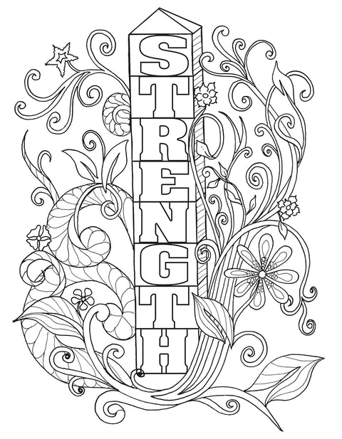 Bliss Inspirations Coloring Book: Your Passport to Calm by Adrienne Noel