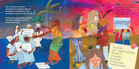 Rise, Girl, Rise: Our Sister-Friend Journey. Together for All. by Gloria Steinem, Leymah Gbowee (Authors,) Kay Yangni (Illustrator)