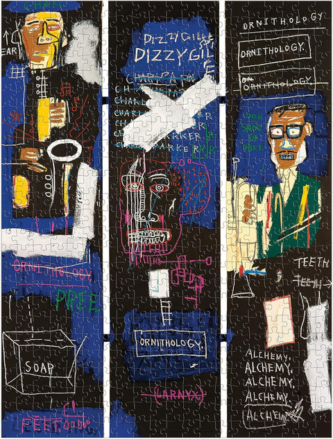 Basquiat Horn Players 500 Piece Book Puzzle