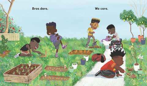 Bros by Carole Boston Weatherford, Reggie Brown (Illustrator)