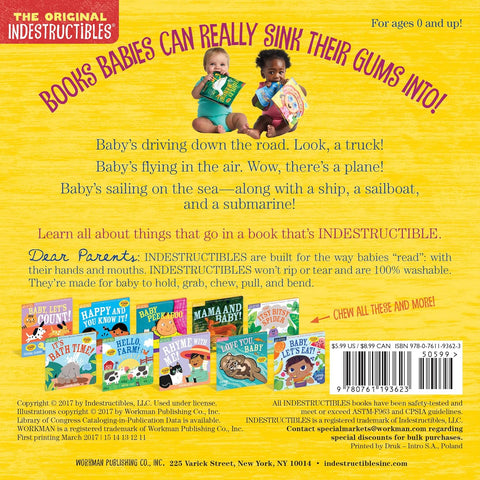 Indestructibles: Things That Go! by Stephan Lomp