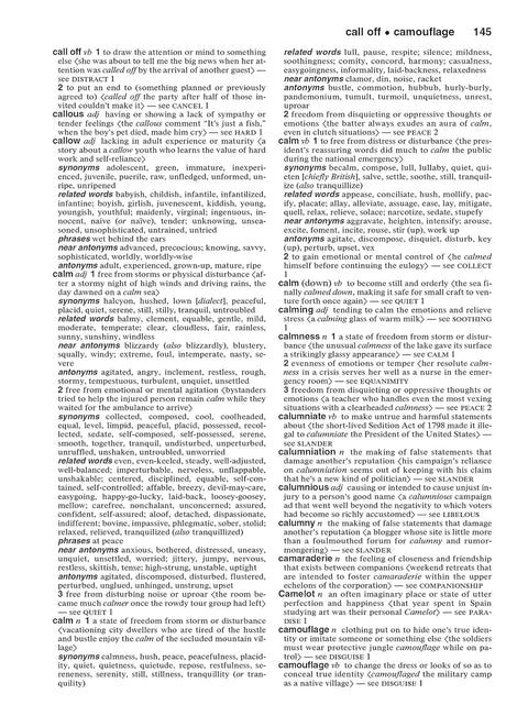 Merriam-Webster’s Collegiate Thesaurus