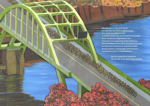 Troubled Waters: A River’s Journey Toward Justice by Carole Boston Weatherford, Bryan Collier (Illustrator)