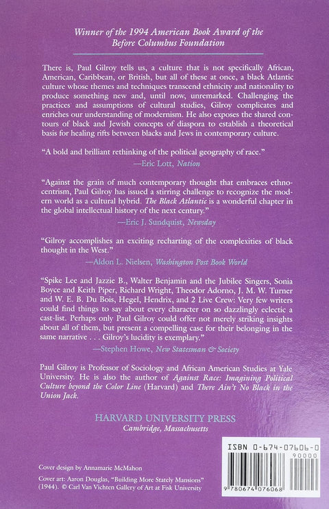 The Black Atlantic: Modernity and Double Consciousness by Paul Gilroy