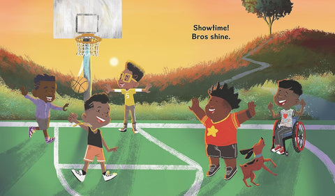 Bros by Carole Boston Weatherford, Reggie Brown (Illustrator)