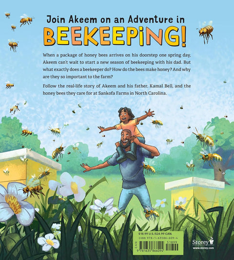 Akeem Keeps Bees!: A Close-Up Look at the Honey Makers and Pollinators of Sankofa Farms by Kamal Eugene William Bell (Author), Darnell Johnson (Illustrator)