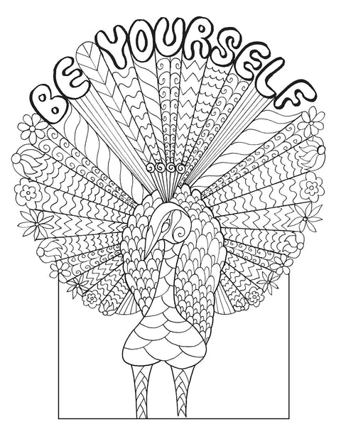 Bliss Inspirations Coloring Book: Your Passport to Calm by Adrienne Noel