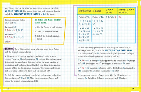 The Big Fat Middle School Math Workbook: 600 Math Practice Exercises