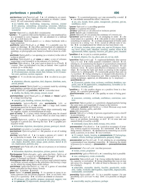 Webster's All-In-One Dictionary and Thesaurus, Third Edition