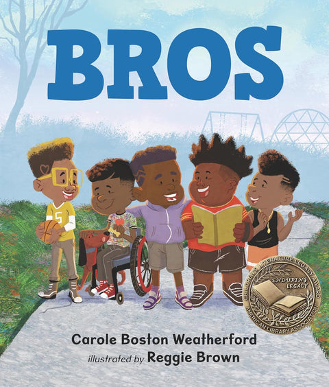Bros by Carole Boston Weatherford, Reggie Brown (Illustrator)