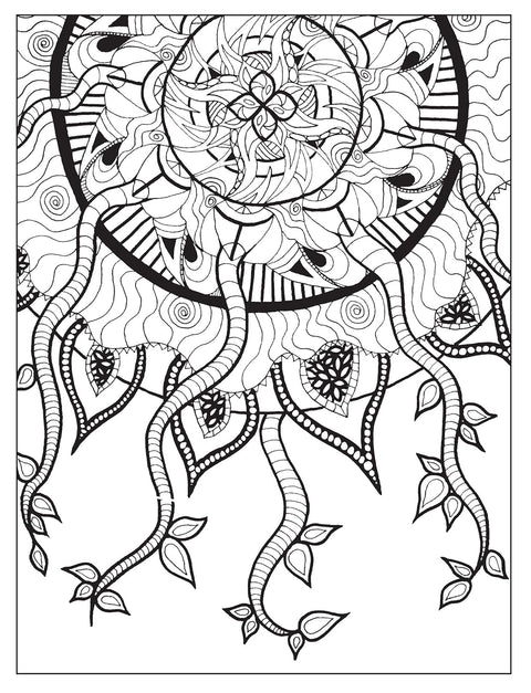 Zendala Coloring Book by Lynne Medsker