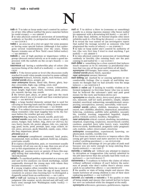 Merriam-Webster’s Collegiate Thesaurus