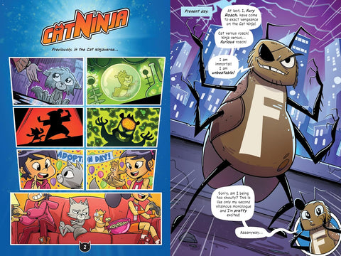 Cat Ninja: Wanted by Matthew Cody, Chad Thomas (Illustrator) (Cat Ninja, 3)