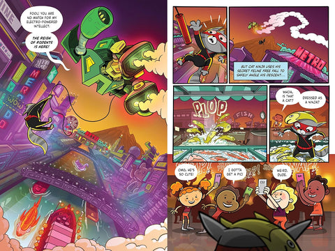 Cat Ninja by Matthew Cody, Yehudi Mercado (Illustrator) (Cat Ninja, 1)