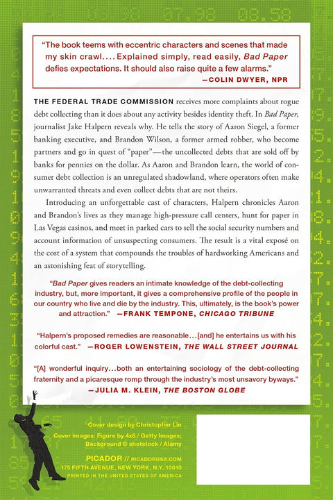 Bad Paper: Inside the Secret World of Debt Collectors by Jake Halpern