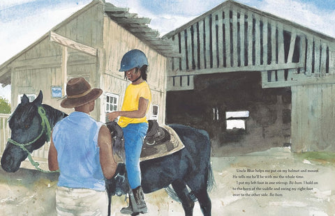 *PRE-ORDER (6/16/26 RELEASE)* Riding Magic by Kelly Starling Lyons, E. B. Lewis (Illustrator)